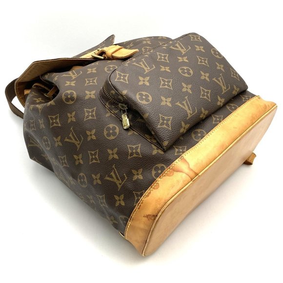 LOUIS VUITTON Brown Monogram Backpack - Picture 3 of 12
